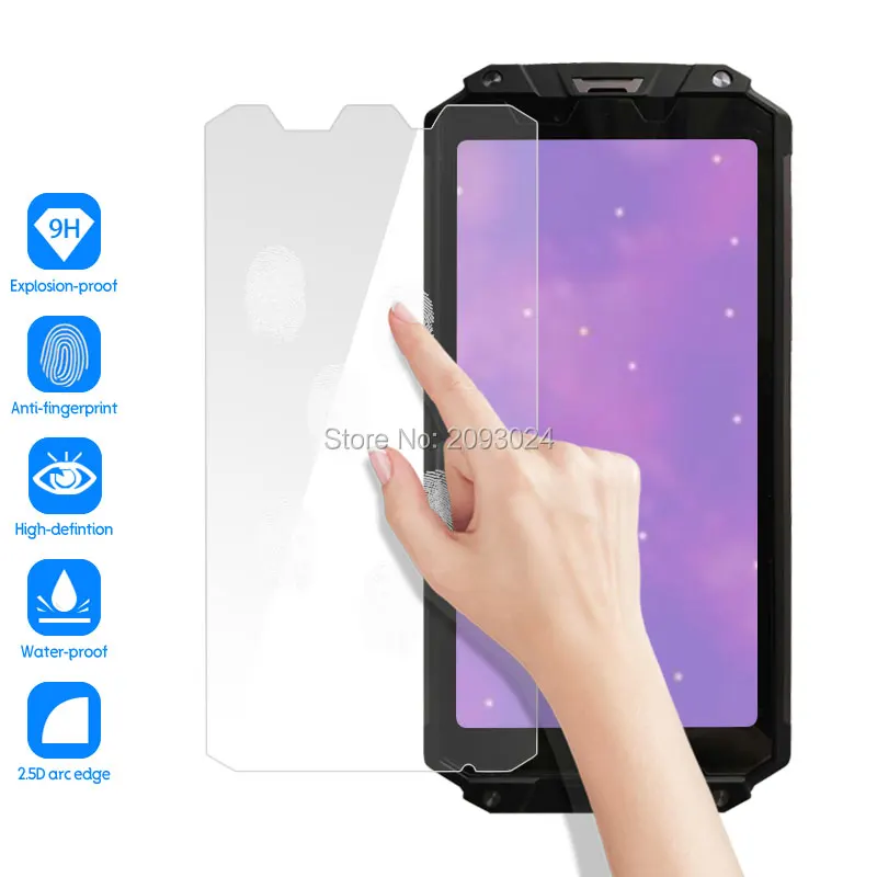 10 шт./лот закаленное стекло для Oukitel WP2 Защитная пленка экрана распродажа|Защитные