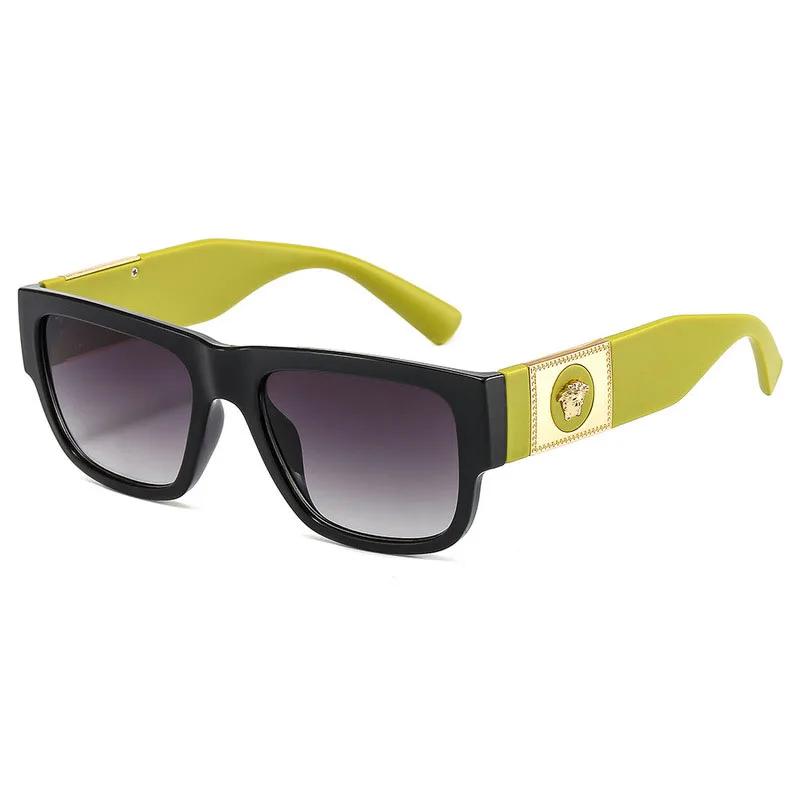 

New Fashion Modern Retro Big Frame Square Sunglasses Men And Women Luxury Outdoor Sports Personality Street Shooting Glasses