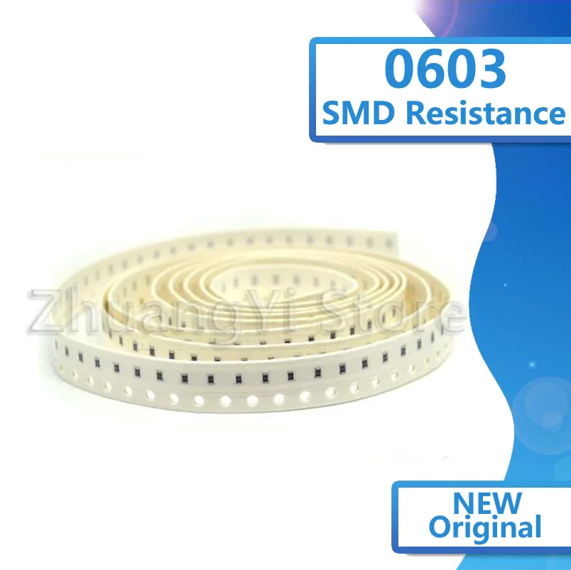 

5000pcs 0603 SMD 1/8W chip resistor resistors 0R 1R 1.1R 1.2R 1.3R 1.5R 1.6R 1.8R 2R 2.2R 2.4R 2.7R 3R 3.3R 3.6R 3.9R