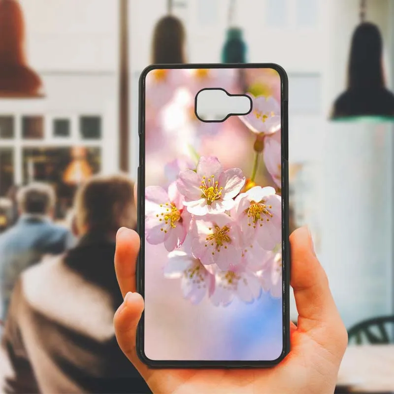 Модный динамический чехол для сотового телефона с цветами вишни жесткий