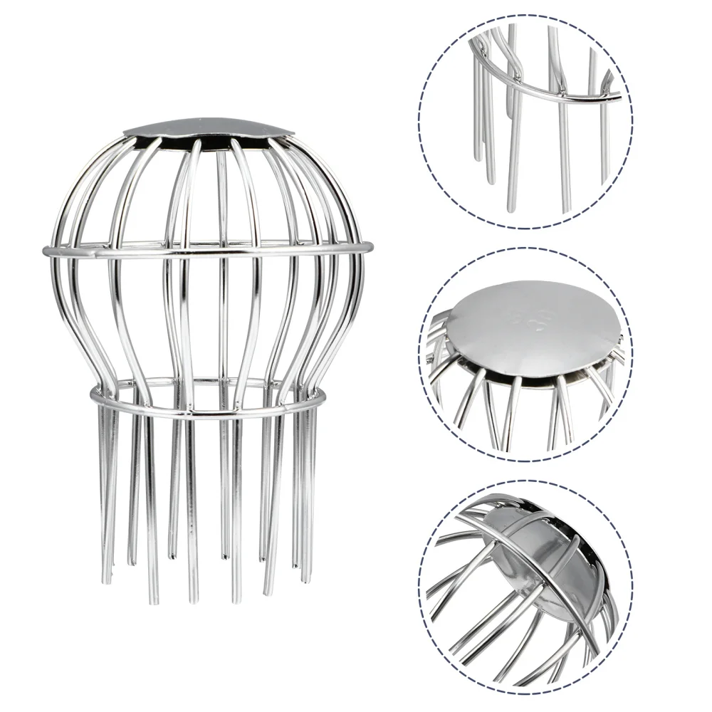 

1Pc Anti-blocking Floor Drain Rooftop Sink Filter Stainless Steel Floor Drain