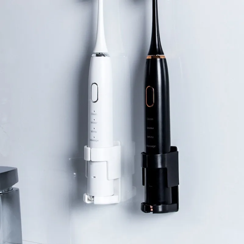 

Electric Toothbrush Holder Plastic Traceless Toothbrush Storage Organizer Wall-Mounted Toothbrush holder Bathroom Accessories