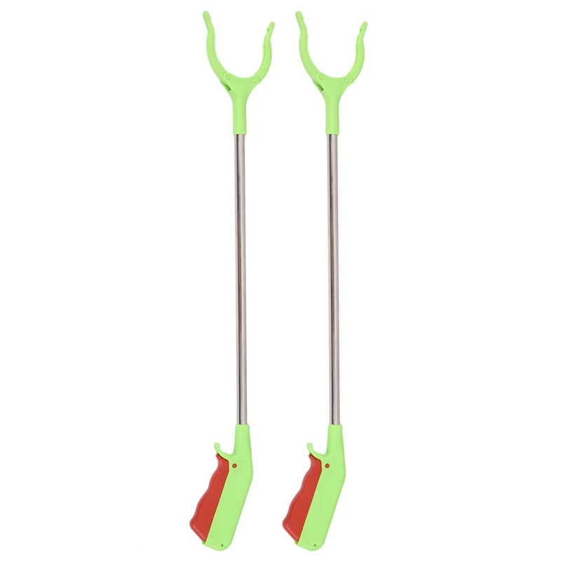 

2X Clamp Waste Collector Garbage Claw Garbage End Tool Garden 60CM