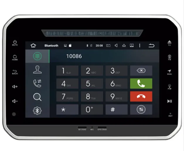 8 дюймовый автомобильный DVD на основе Android GPS 9 0 для SUZUKI IGNIS 2016 octa core 4g RAM 64g ROM