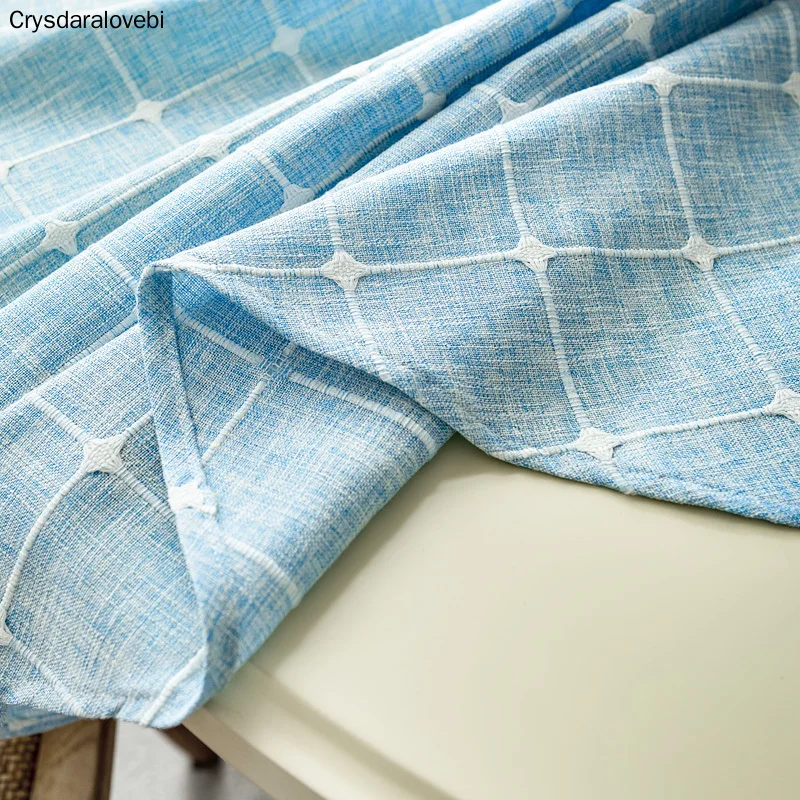 

Christmas Round Table Cloth Cotton Linen Table Cover Plaid Grid Pattern Tablecloth for Wedding Party Decor Round Tablecloths