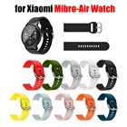 Силиконовые Ремешки для наручных часов Xiaomi Mibro Air, ремешки для умных часов xaomi xiomi xiami xioami, однотонный браслет из силикагеля, ремешки
