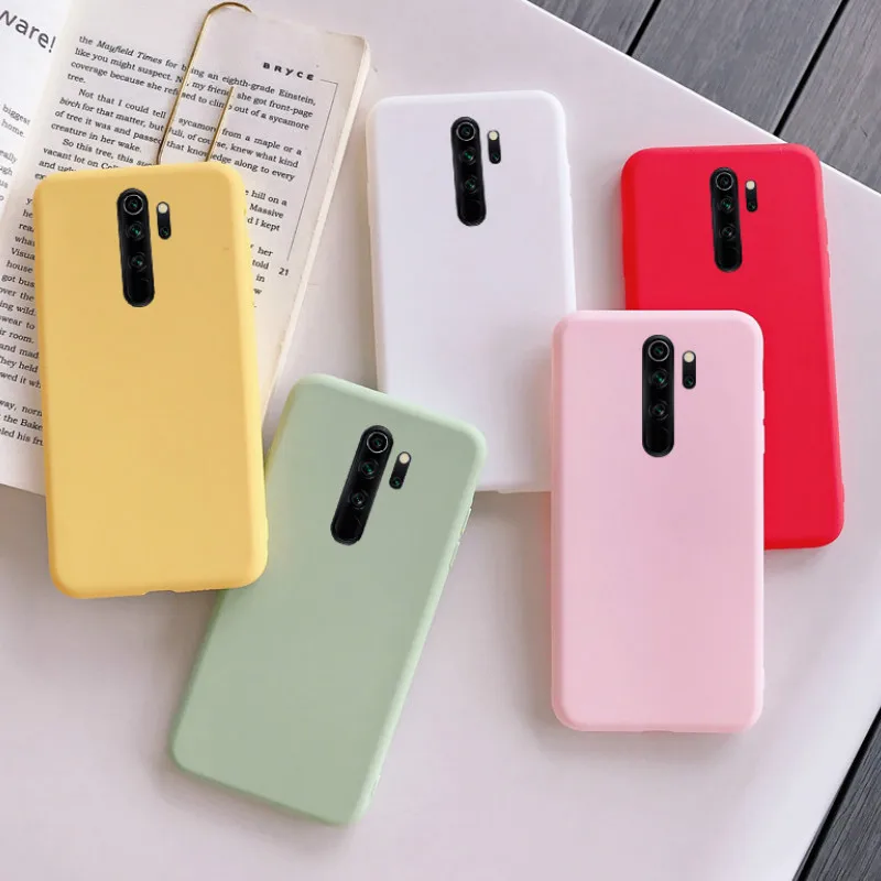 case for xiaomi redmi note 9s 9 pro max 8t 8 redmi 9 10x 8a k20 candy color matte cases for xiaomi mi note 10 lite pro 9t cover free global shipping