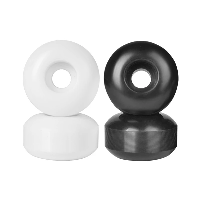 

A Set Of 4 Blank 52mm White Replacement Skateboard Longboard Wheel 95A Rollers