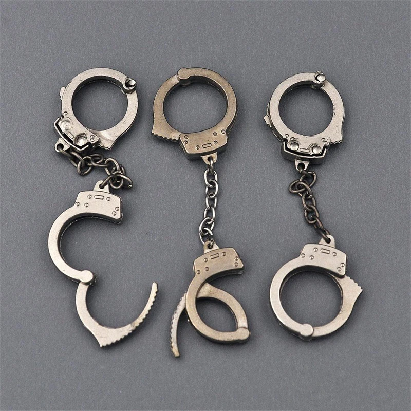 

For Sale 1/6th Police Metal Handcuffs Can Be Opened Toys Model For Usual Doll Figures Scene Components