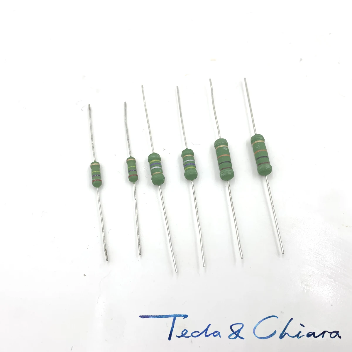 100Pcs 3.9R 4.3R 4.7R 3.9ohm 4.3ohm 4.7ohm 3.9 4.3 4.7 R ohm 1W 1WS 3x9mm Small Metal oxide Film Resistor Color ring Resistance |