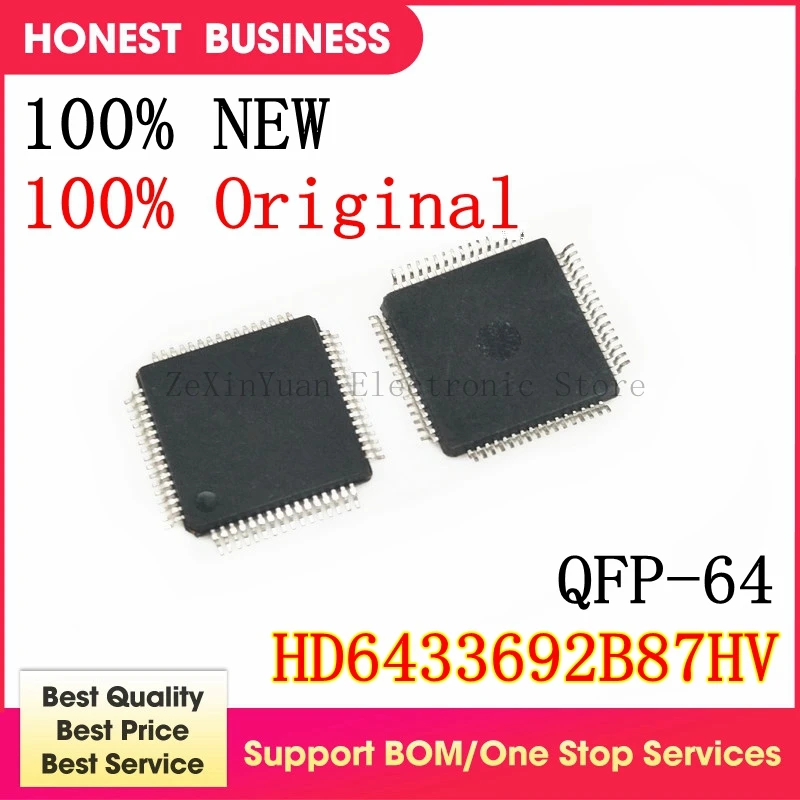 

10PCS/LOT New Original HD6433692B87HV 6433692B87HV ic QFP-64