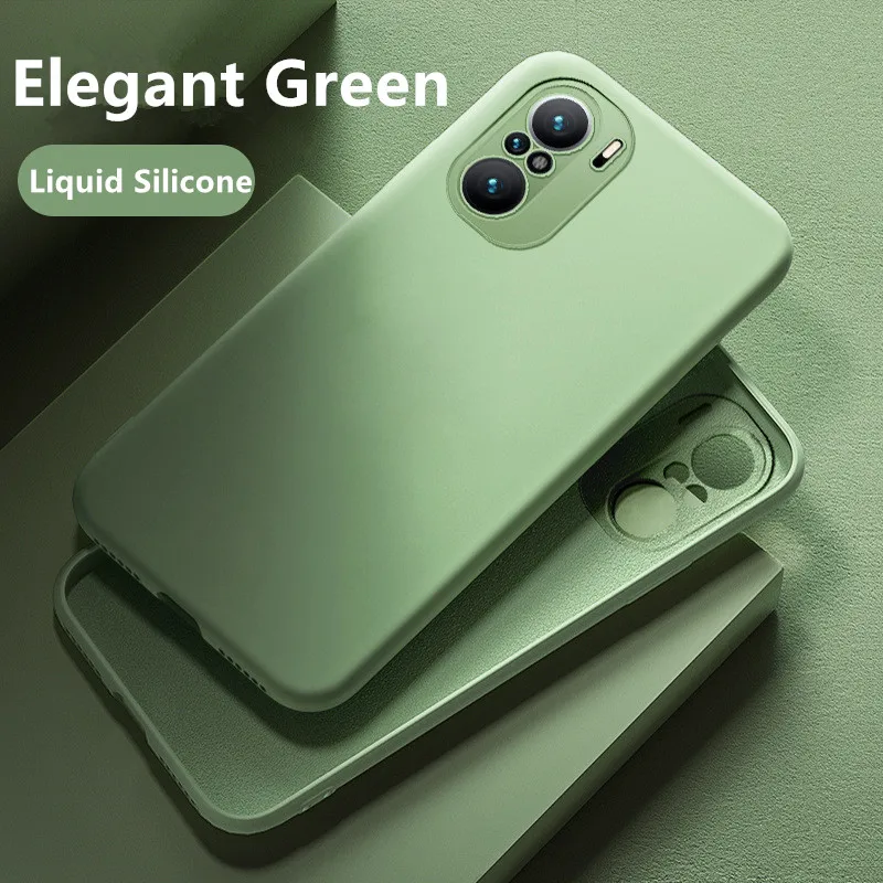 

Liquid Silicone Case For Xiaomi Redmi k40 k40 pro Case Soft TPU Cover For Redmi k30s K30 Pro Xiaomi Mi 11 Case With Inner Velvet