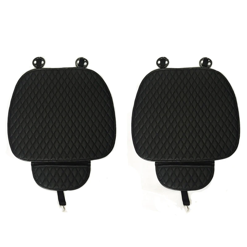 black 2 pcs Чехлы для автомобильных сидений, защита для автомобильных сидений, универсальный чехол для Chevrolet Aveo T250 T300 2008 2012 Captiva Chevy Cruze Epica Equinox - Название цвета: black 2 pcs