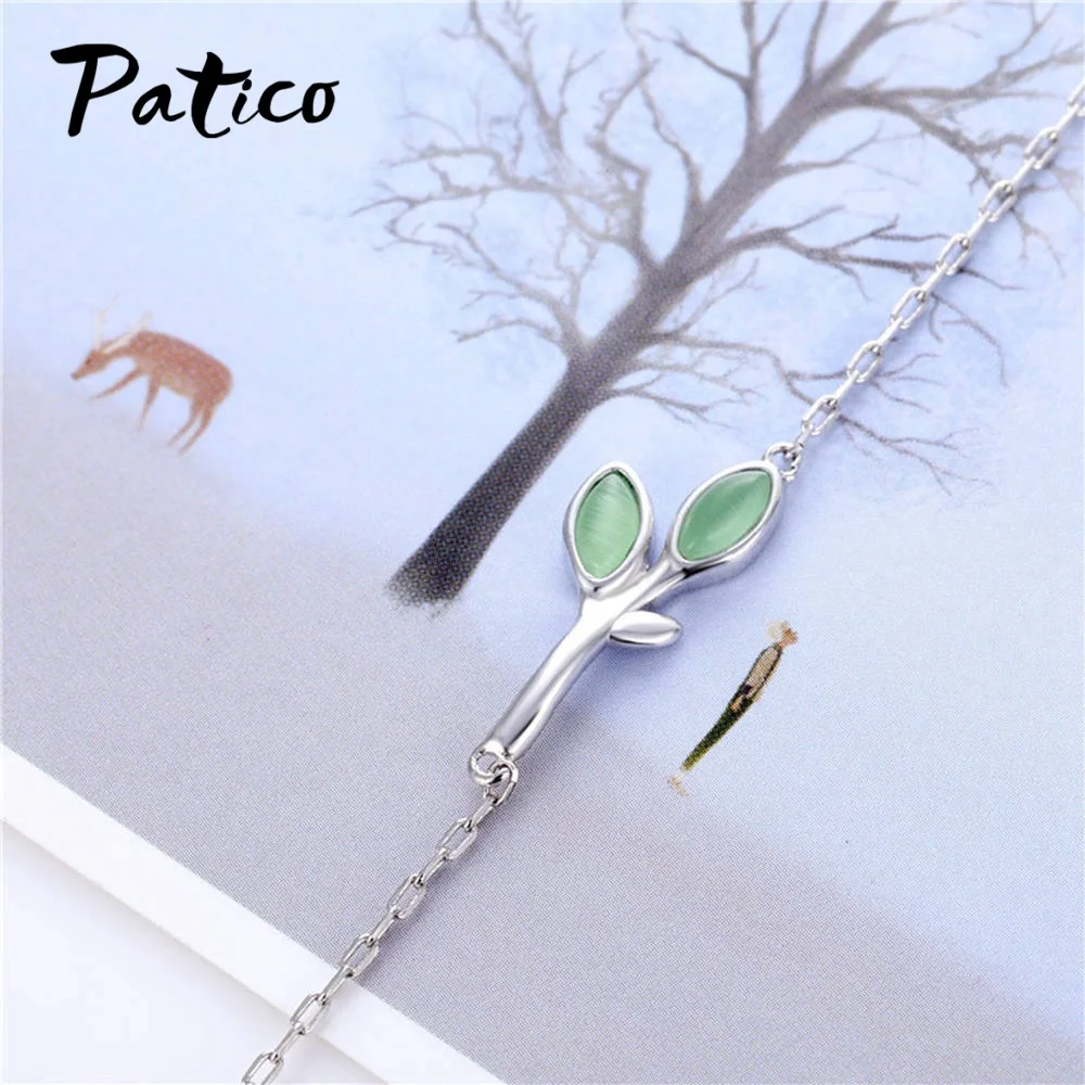 Модные Простые браслеты из стерлингового серебра 925 пробы для женщин