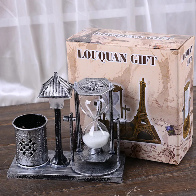 Ретро таймер Ночной светильник фигурки европейские ремесла украшения