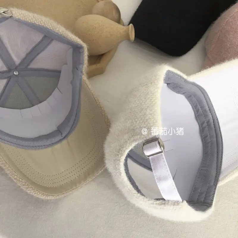 Модная однотонная бейсболка из искусственного меха енота зимняя теплая шапка