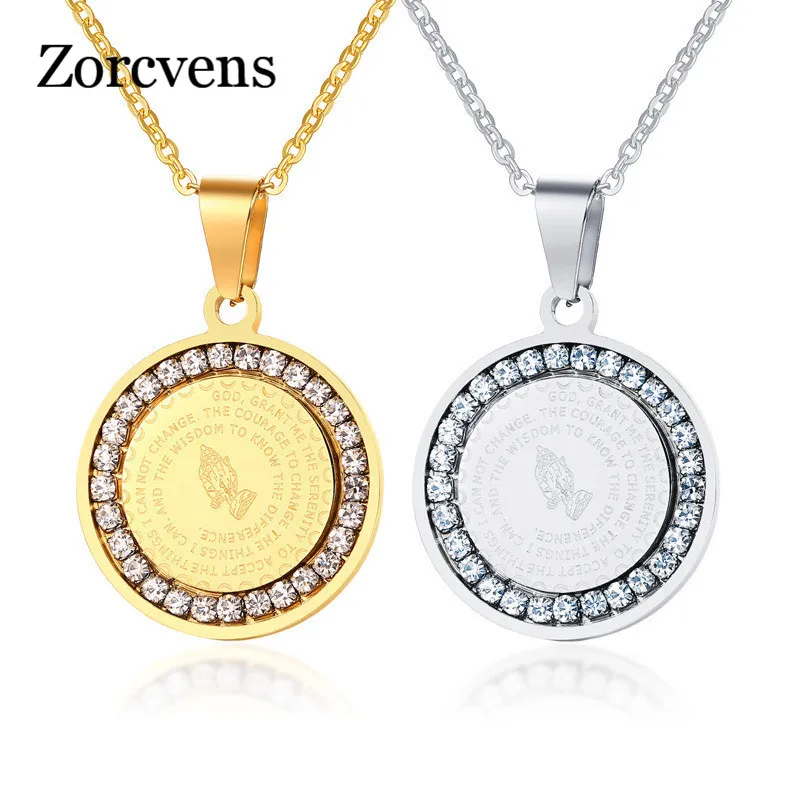 Женское ожерелье с кулоном в виде монет из нержавеющей стали|Ожерелья подвеской|