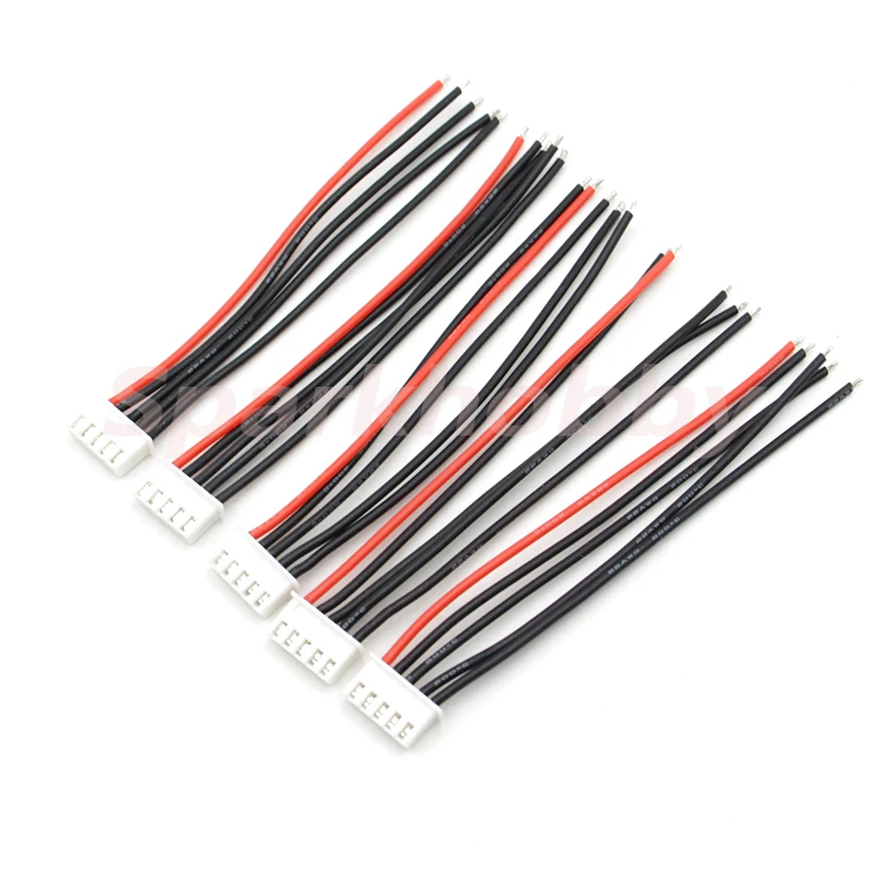 5 шт sparkhobby 10 см 100 мм 2s 3s 4s 6s 3457 pin 22awg удлинитель