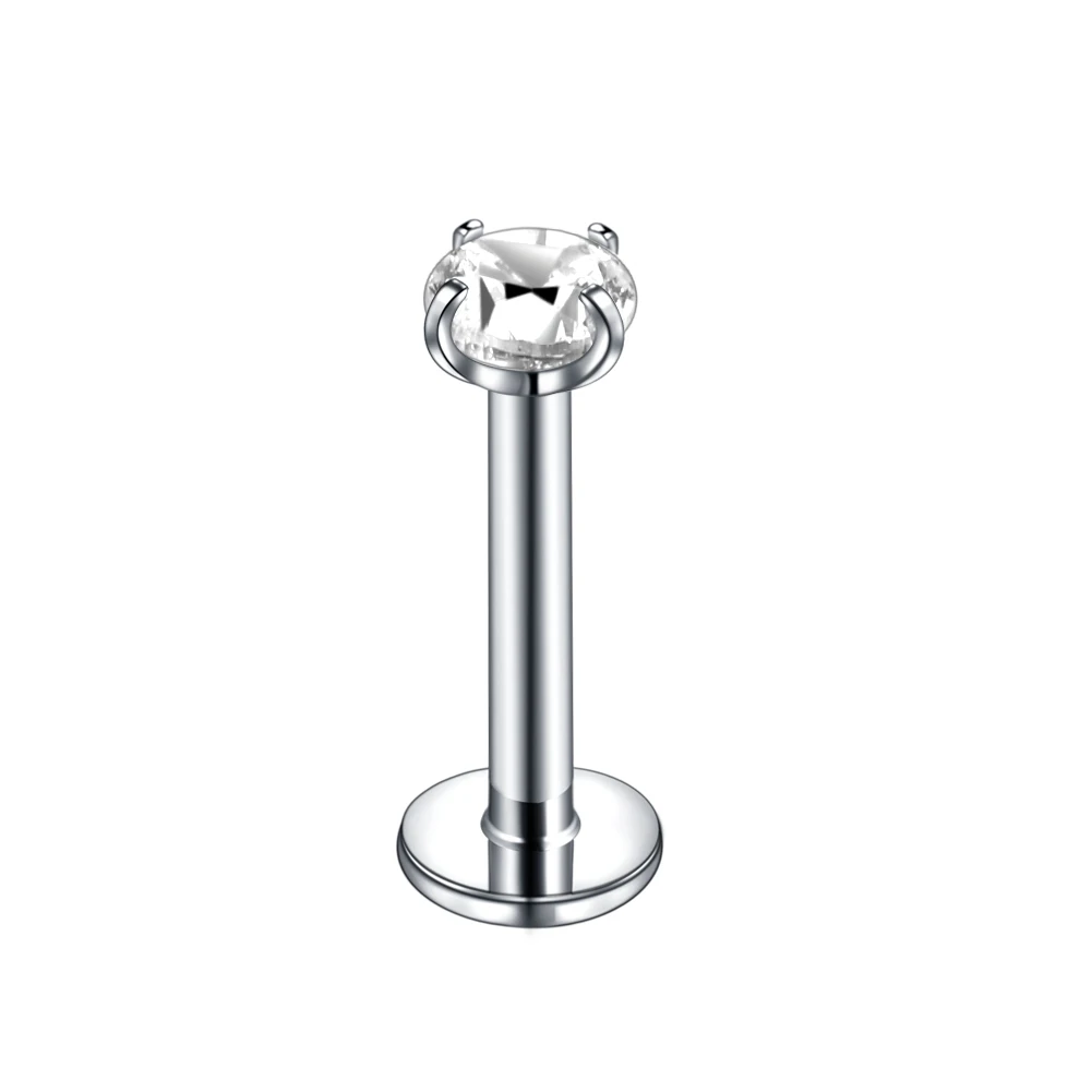 1Pc Flexible Labret Lip Ring Ear Helix Tragus Cartilage Studs Stainless Steel Piercing Mixed Color Body Jewelry | Украшения и