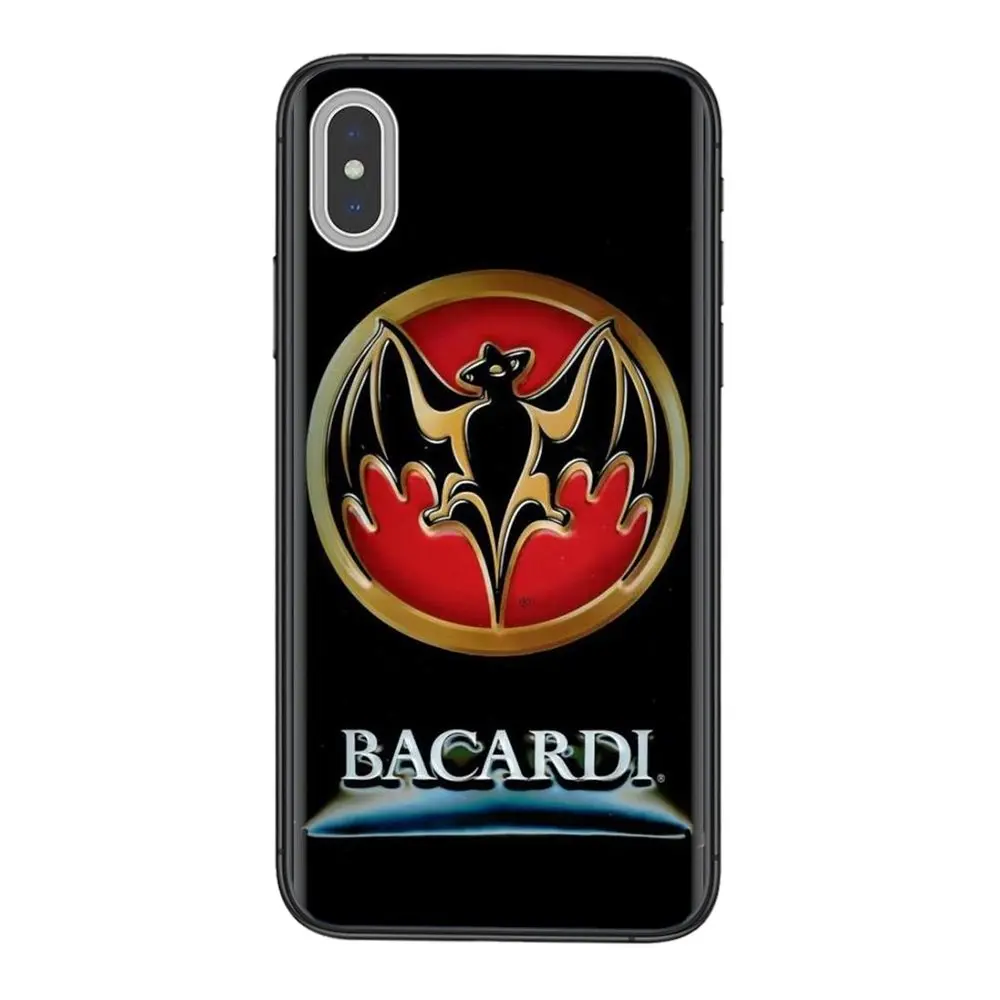 Наклейка с логотипом вампирской летучей мыши Bacardi Rum для Galaxy A02 A22 A71 A51 A50 A42 A40 A32 A31 A30S A21S A20 A20S A20E A12 5G TPU телефона