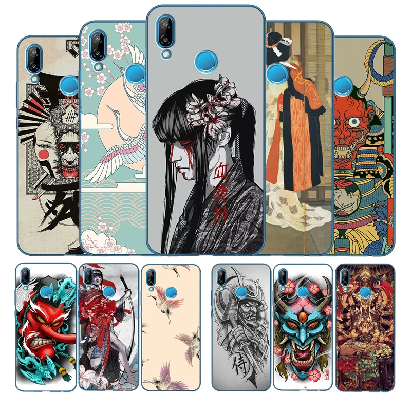 Чехлы в японском стиле для Huawei P8 P9 P10 P20 P30 Lite Plus Pro P smart Y5 Y6 Y7Prime Nova 3 3i|Бамперы| |