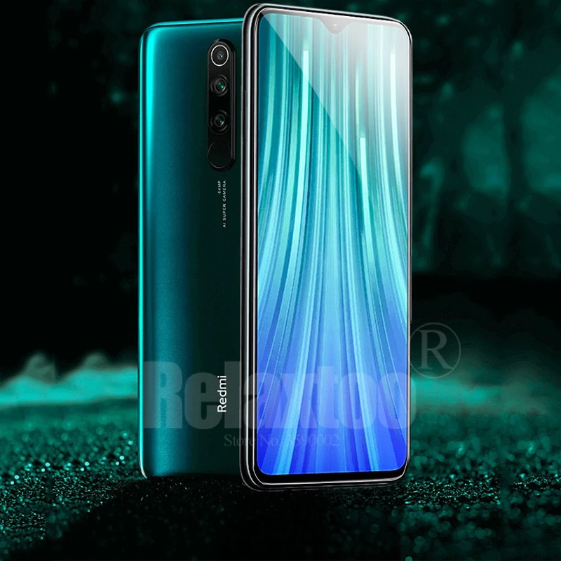Защитное стекло для xiaomi redmi note 8 pro закаленное с полным клеем | Мобильные телефоны и