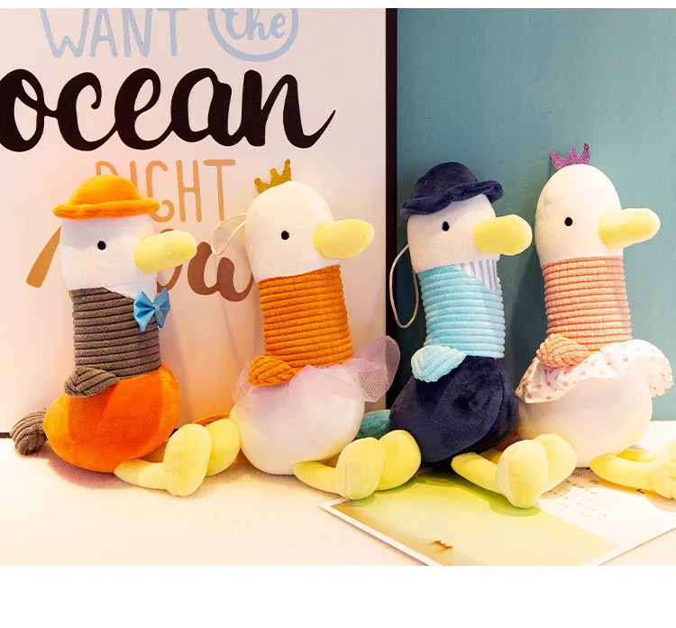 Милая мягкая кукла в виде чайки размером около 32 см детская игрушка