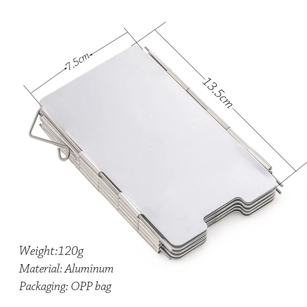 Ветрозащитная плита 9/10 для газовой горелки ветрозащитный экран пикника кемпинга