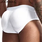 Нижнее белье для мужчин JOCKMAIL, сексуальное нижнее белье для мужчин с подбивкой, подтяжка ягодиц, съемные Контурные прокладки, увеличение попы для мужчин