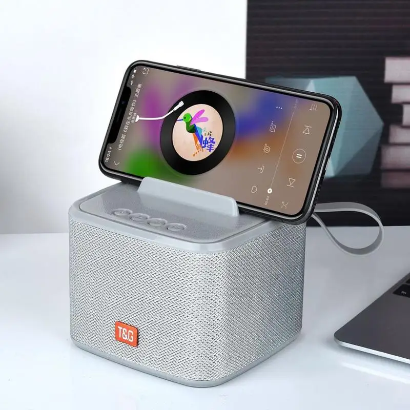 Bluetooth динамик с мобильный телефон функцией подставки куб две трубы высокое