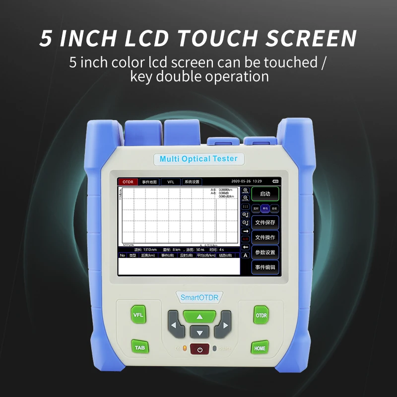 Novker NK5000 OTDR Optical Time Domain Reflectometer SM 1310/1550 35/33dB built in FLS OPM VFL | Fiber Optic Equipment