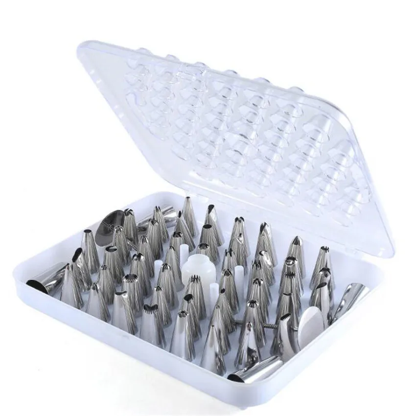 

52 шт./набор, Кондитерские насадки из нержавеющей стали