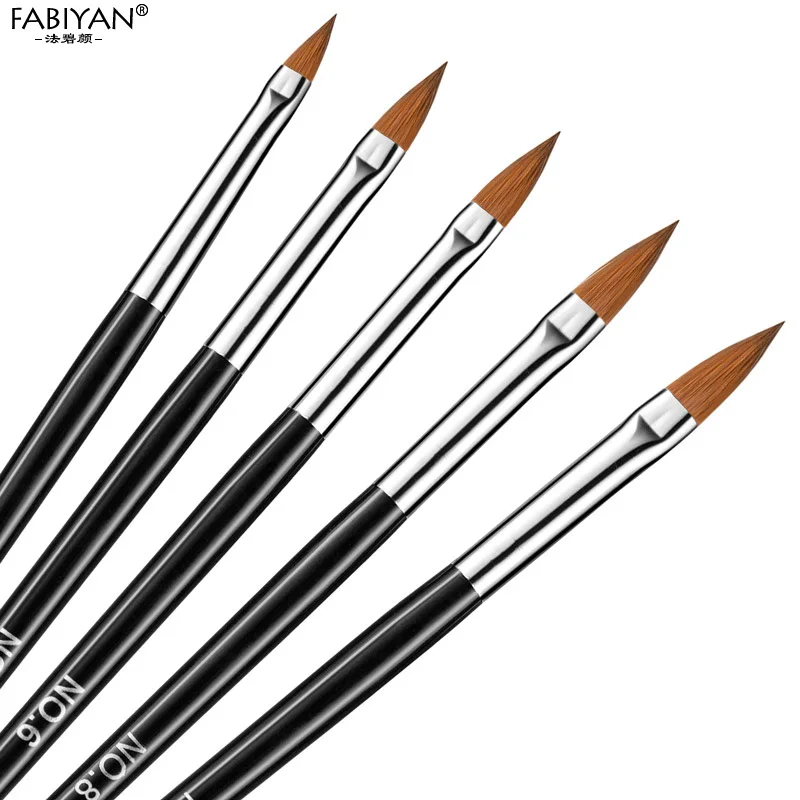 5 шт./компл. кисть для дизайна ногтей|Кисти ногтей| |