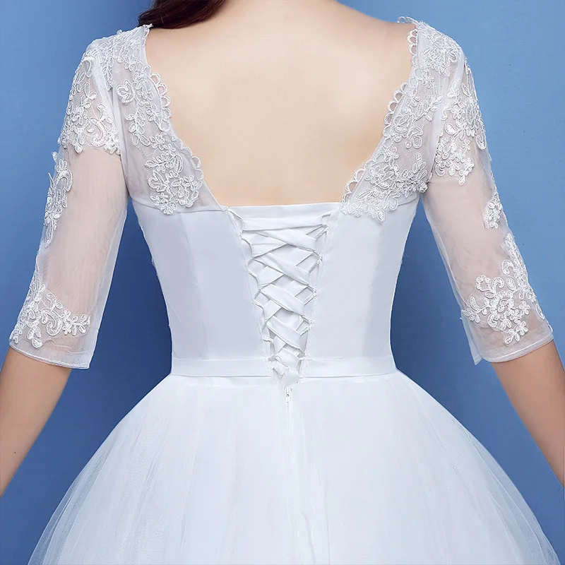 

Zoulv 2021 Elegant Sexy Lace Women Long Dress V Neck Slim Dresses White Spring Autumn Long Medium Sleeve Dress