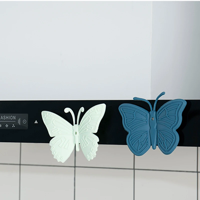 

2 PCS Silicone Oven Mitts with Butterfly Shape Mini Style Food-Grade Silicone Heat-Resistant Washable for Kitchen I88
