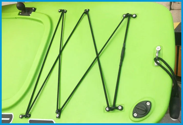 

10 PCS High Quality Nylon Bungee Deck Loops Tie Down Pad Eyes Bungee Kit for Canoes Boat Kayak replacement Accessories