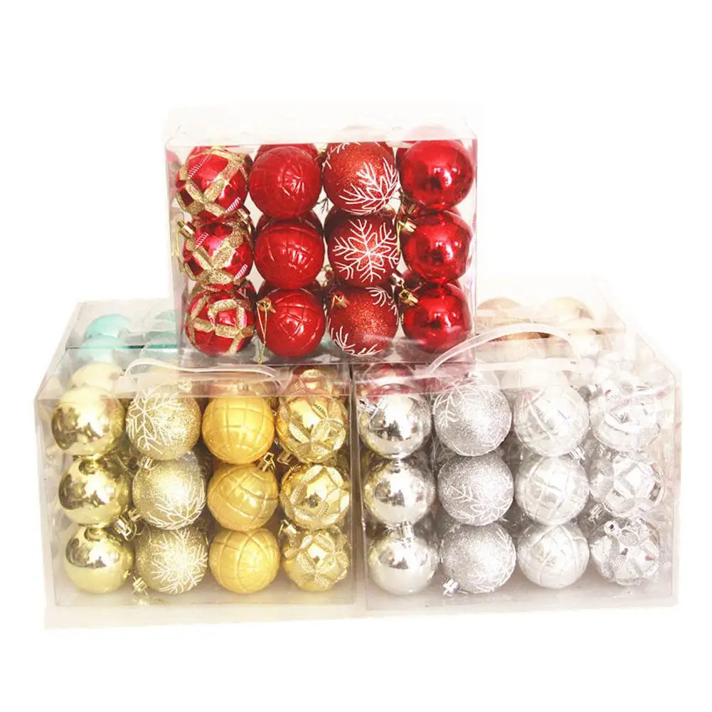 6 см банкетные подвесные шары Рождественская висящая Снежинка печатные