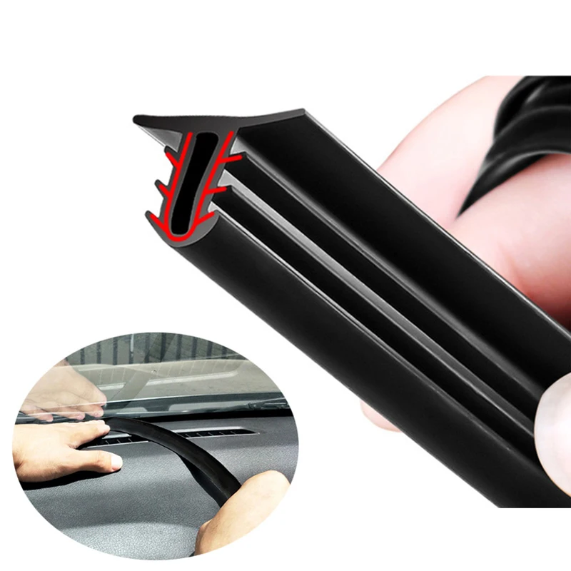 1.6M Car Rubber Sealing Strip Dashboard Sound Seal for Toyota Camry Cruze Volvo S60 V40 XC60 Honda Civic Fit Crv dio 2019 | Автомобили и
