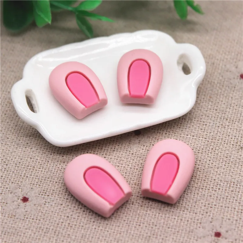 10pcs(5pairs) Cute New Resin Rabbit/Deer/Bear/Sheep/Cat Ears Flatback Cabochon DIY Jewelry/Craft Phone Decoration,