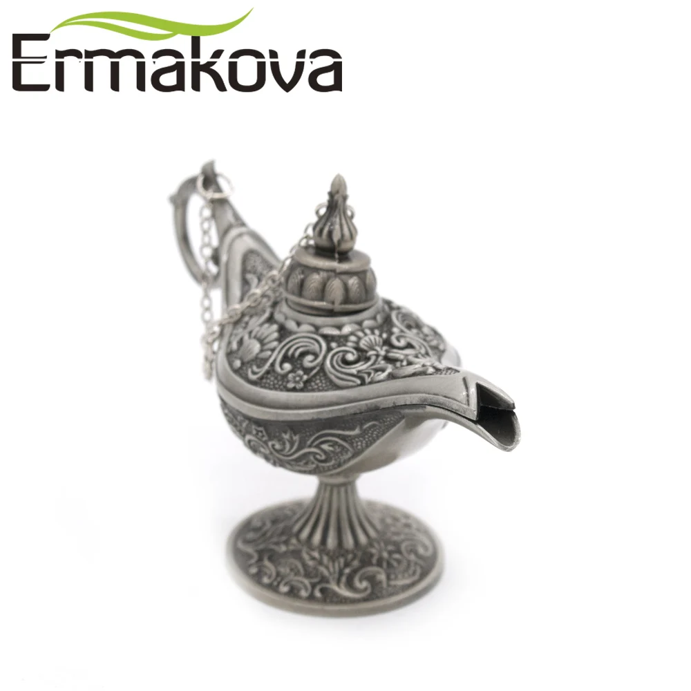 ERMAKOVA 12 см Мини Классический Редкие Легенда Genie волшебный Джинн лампа курильницы