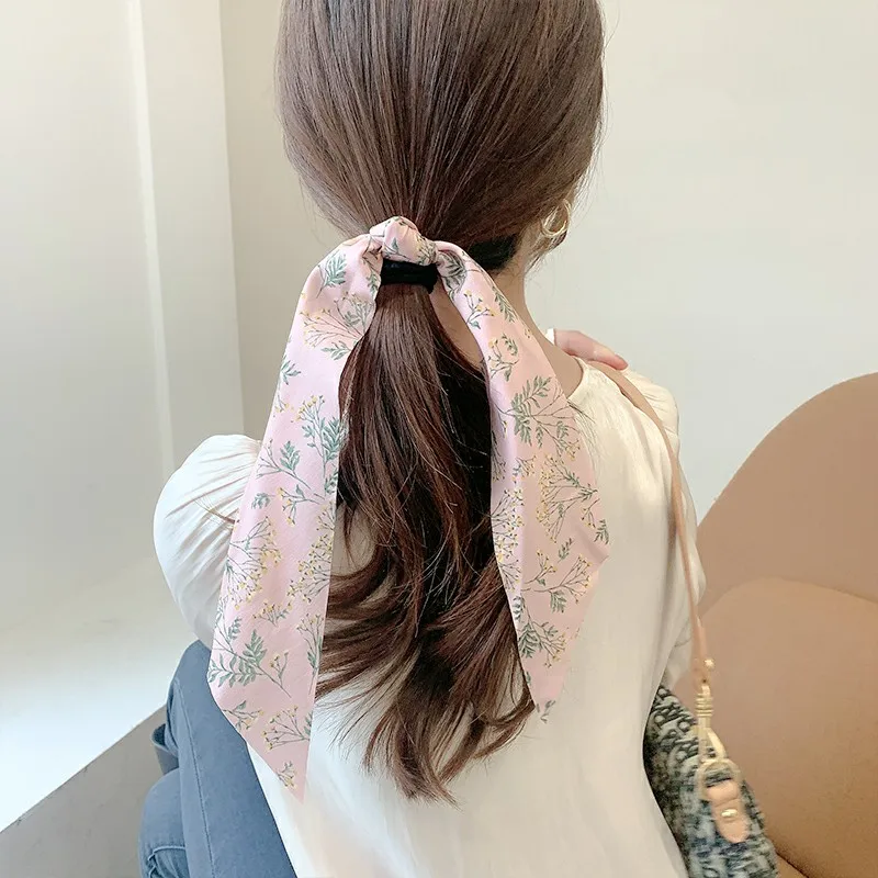 

Cyber Celebrity Style Fresh Ribbon Headband Ins Hair Band Long Silk Ribbon Hairband Hair Bands Fairy Headdress Mori Style Hair