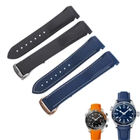 silicone watch band strap for omega seamaster ocean blue orange black watch strap 20mm 22mm watch belt high quality rubber strap