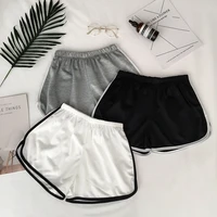 simple women casual shorts patchwork cotton fitness workout summer female elastic skinny slim beach hot short