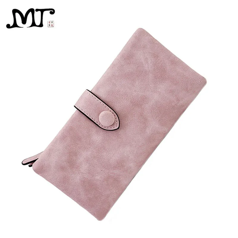 MJ женские кожаные кошельки из матовой искусственной кожи Длинный кошелек