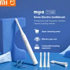 Xiaomi Sonic электрическая зубная щетка MIJIA T100 ультразвуковая автоматическая зубная щетка C USB перезаряжаемая Водонепроницаемая зубная щетка для взрослых