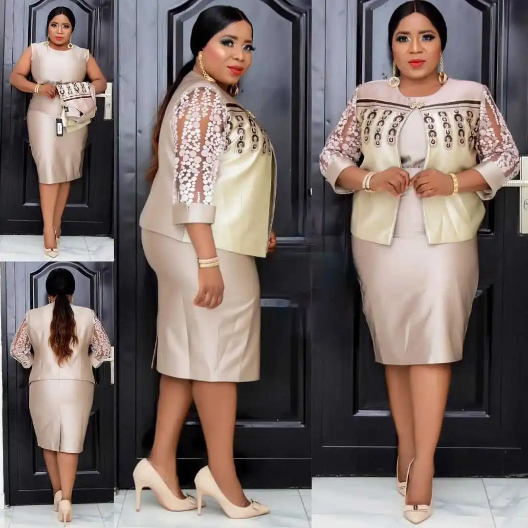 Новинка 2021 весенние африканские женские комплекты из двух предметов с круглым