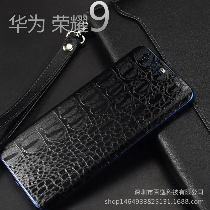 

Crocodile Snakeskin Pattern Decorative Back For Huawei Honor 9 Mobile Phone Protector Honor9 Back Film Stickers