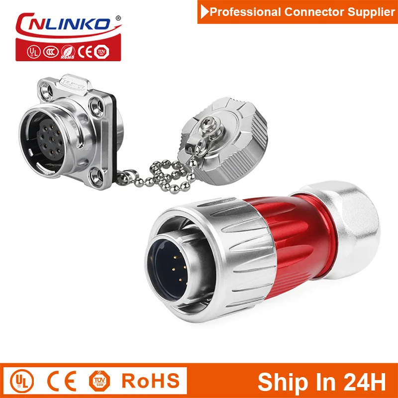 Металлический 9-контактный разъем Cnlinko DH20 для подключения провода соединительный