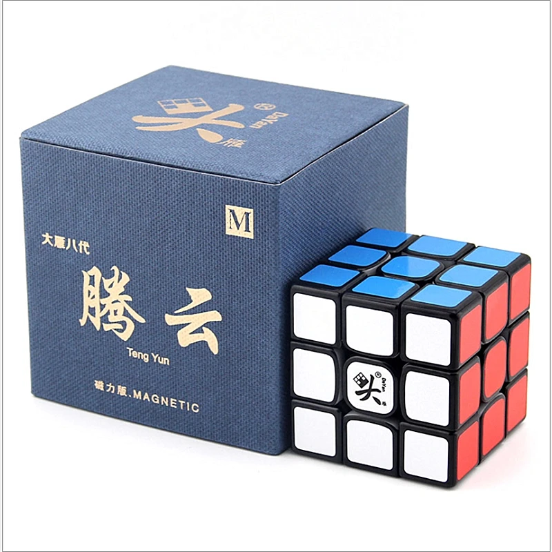 DaYan TengYun 3x3x3 Магнитный магический куб DaYan Магнитный 3x3 скоростной куб Tengyun 3x3 магнитный кубик cubo magico 3x3 куб игрушки
