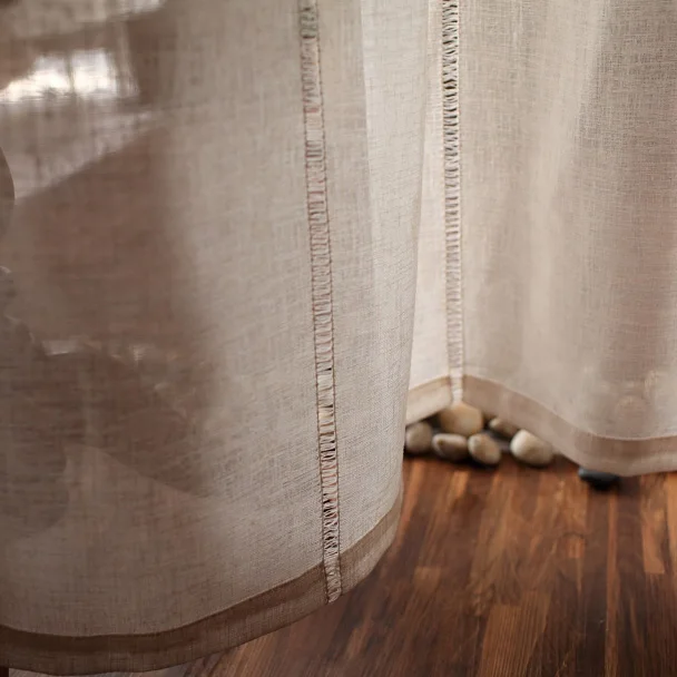 

French Curtains For Living Room European Luxury Cortina De Tul Rideau Blackout Curtains Solid Tulle Curtain For Bedroom Drapes
